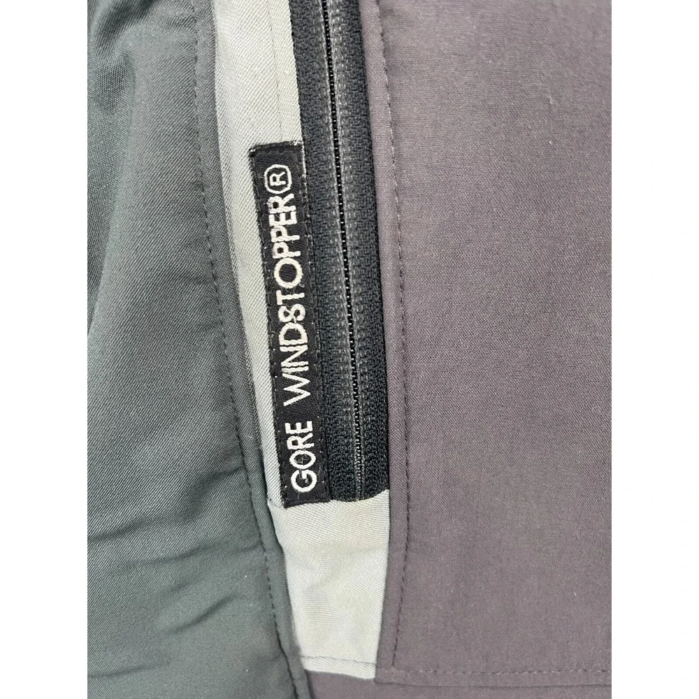 VTG Mountain Hardwear‎ Men's Jacket Medium Gray Gore Wind Stopper Soft Shell